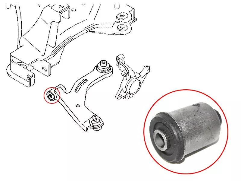 Сайлентблок рычага Ford Escape 00-12 / Maverick 93-07 - Артикул STEC0134300HSB - Производитель Sat - Фото, Отзывы, Цены 