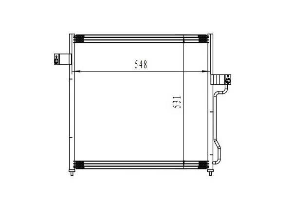 Радиатор кондиционера -  для FORD EXPLORER