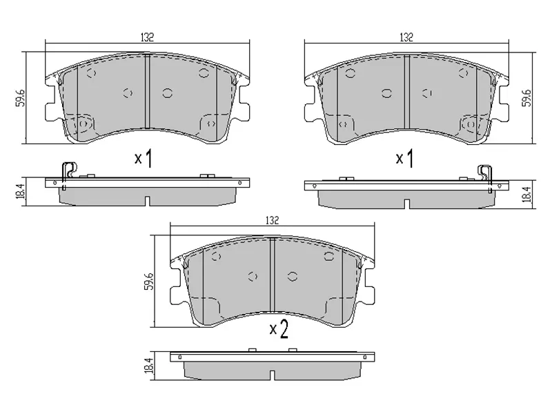 Колодки тормозные (Спереди) Mazda 6 02-08 / Atenza 02-07 - Артикул STG2YS3328Z - Производитель Sat - Фото, Отзывы, Цены 