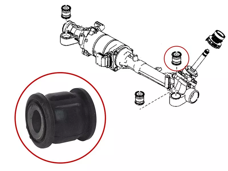 Сайлентблок рулевой рейки Mazda 6 07-12 / Atenza 07-12 - Артикул STGDK632123B - Производитель Sat - Фото, Отзывы, Цены 