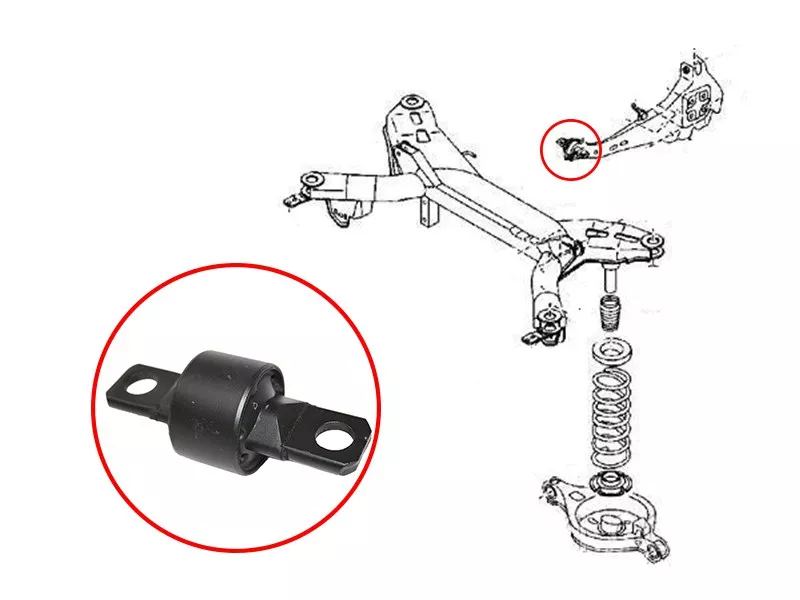 Сайлентблок рычага Mazda 6 02-08 / 6 MPS 05-07 - Артикул STGJ6A28250GB - Производитель Sat - Фото, Отзывы, Цены 