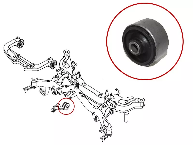 Сайлентблок Mazda 6 02-08 / 6 MPS 05-07 - Артикул STGP9A2868XAB - Производитель Sat - Фото, Отзывы, Цены 