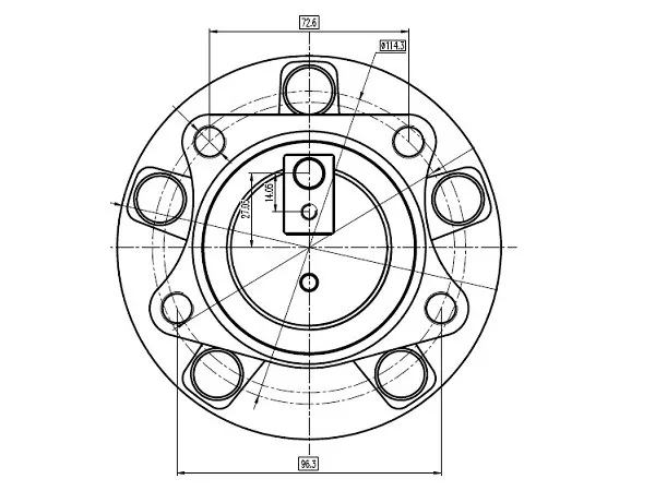 Ступичный узел задн. MAZDA 6 07-/CX-7 2WD - Артикул STGS1D2615XA - Производитель Sat - Фото, Отзывы, Цены 