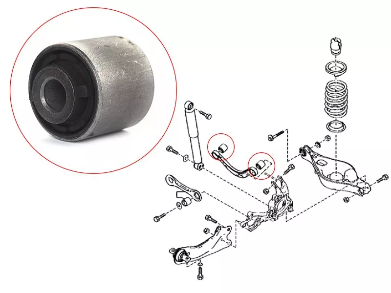 Сайлентблок Mazda 6 07-12 / Atenza 07-12 - Артикул STGS1D28450A - Производитель Sat - Фото, Отзывы, Цены 