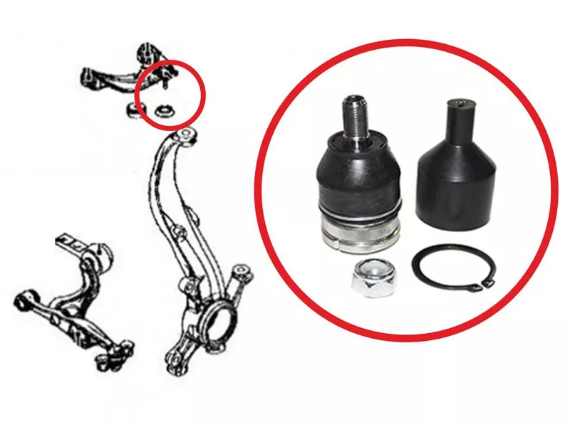 Шаровая опора верхнего рычага MAZDA 6/ATENZA 2007-2014 LH=RH - Артикул STGS1D34250CBJ - Производитель Sat - Фото, Отзывы, Цены 