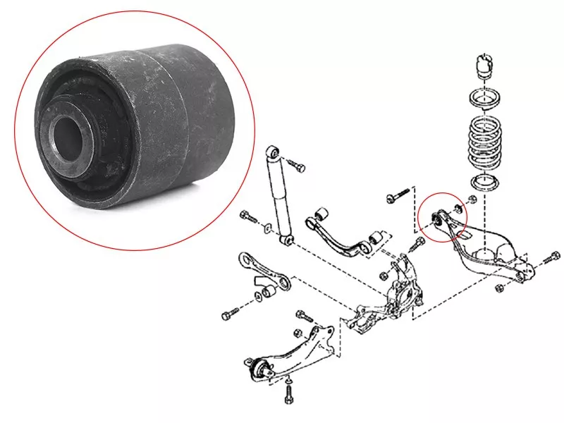 Сайлентблок Mazda 6 07-12 / Atenza 07-12 - Артикул STGSY128300 - Производитель Sat - Фото, Отзывы, Цены 