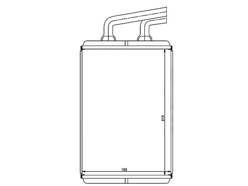 Радиатор отопителя салона Hyundai Elantra 00-09 / Coupe 02-09 - Артикул STHN273950 - Производитель Sat - Фото, Отзывы, Цены 