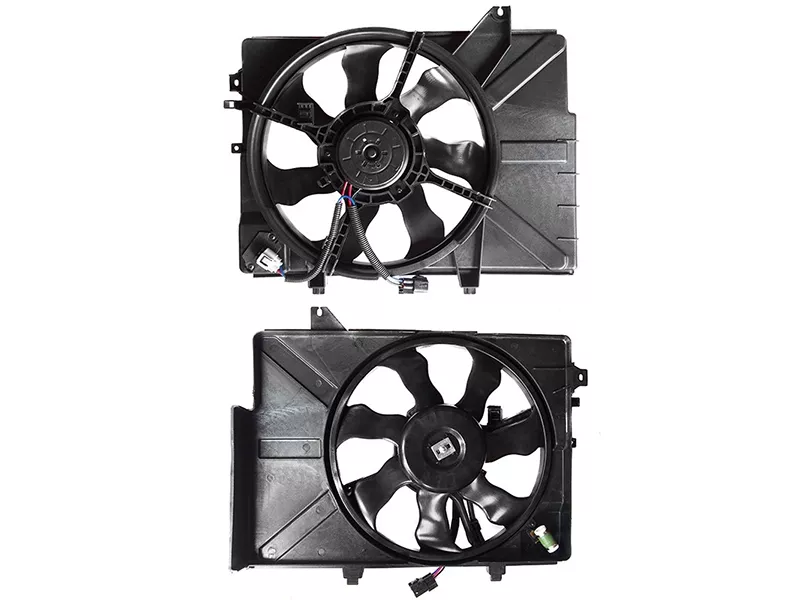 Диффузор радиатора в сборе HYUNDAI GETZ 02 - Артикул STHN35201A0 - Производитель Sat - Фото, Отзывы, Цены 