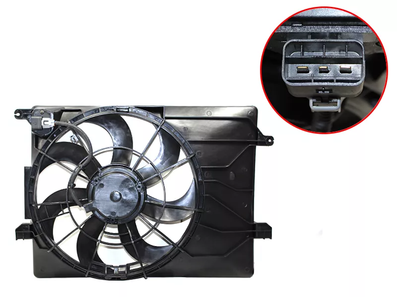 Диффузор радиатор в сборе HYUNDAI I40 11 - Артикул STHN412010 - Производитель Sat - Фото, Отзывы, Цены 