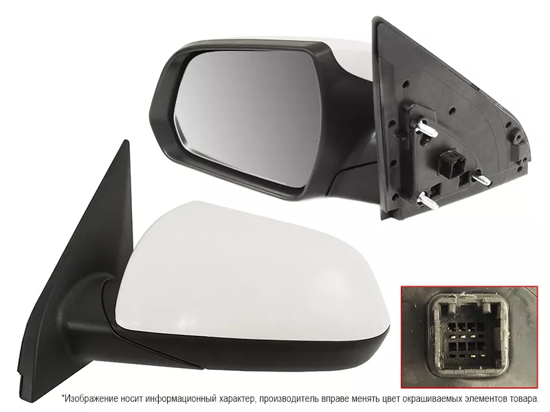 Зеркало Hyundai Creta 15-21 (Слева/ Обогрев/ Регулировка/ 5 контактов) - Артикул STHN90940D2 - Производитель Sat - Фото, Отзывы, Цены 