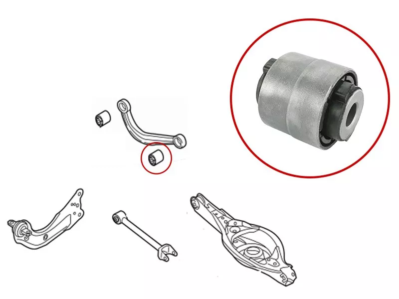 Сайлентблок Mazda 3 13-19 / 6 12 - Артикул STKD3528450 - Производитель Sat - Фото, Отзывы, Цены 