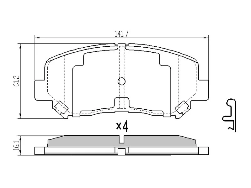 Колодки тормозные (Спереди) Mazda CX-5 11-21 - Артикул STKDY93328Z - Производитель Sat - Фото, Отзывы, Цены 