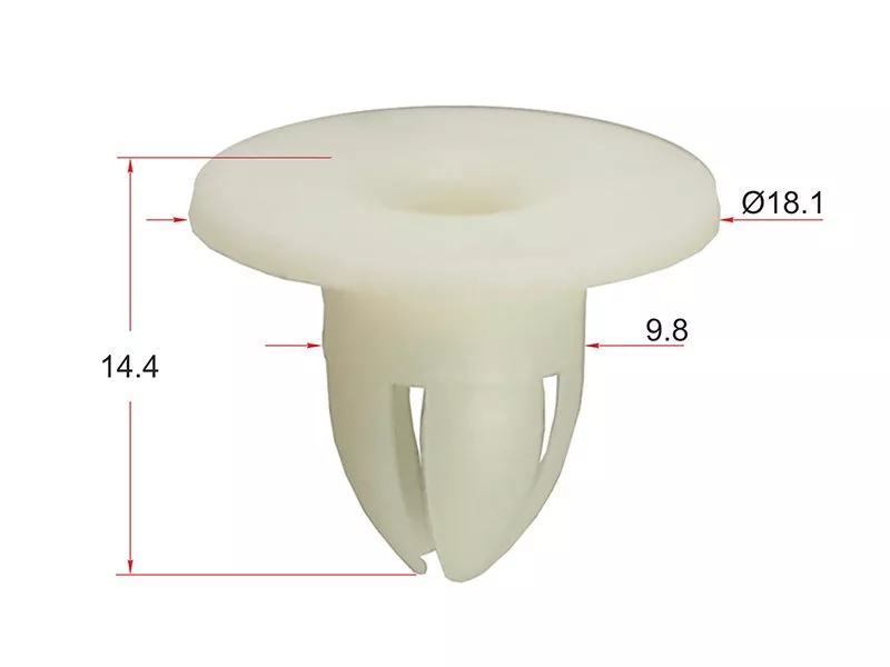 Клипса молдинга MERCEDES/VAG (Продажа по 10шт) - Артикул STKE012 - Производитель Sat - Фото, Отзывы, Цены 