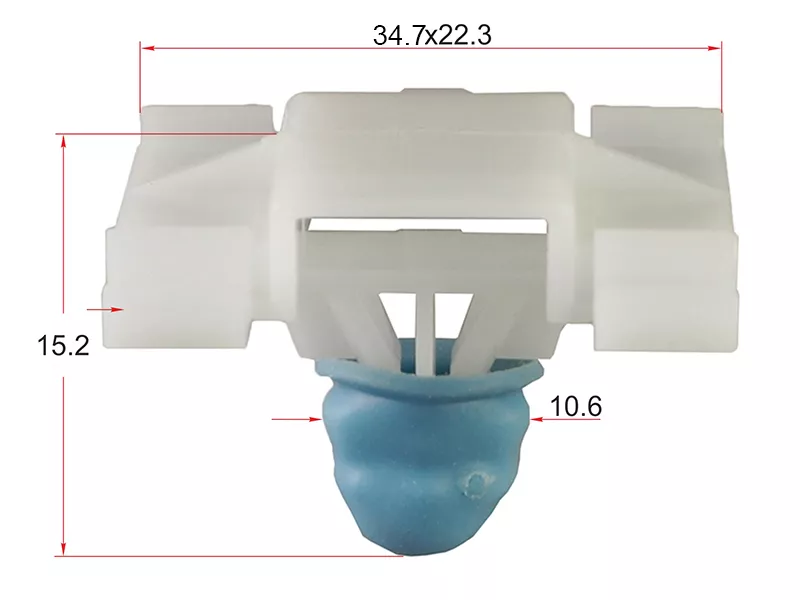 Клипса молдинга BMW (Продажа по 10шт) - Артикул STKE024 - Производитель Sat - Фото, Отзывы, Цены 