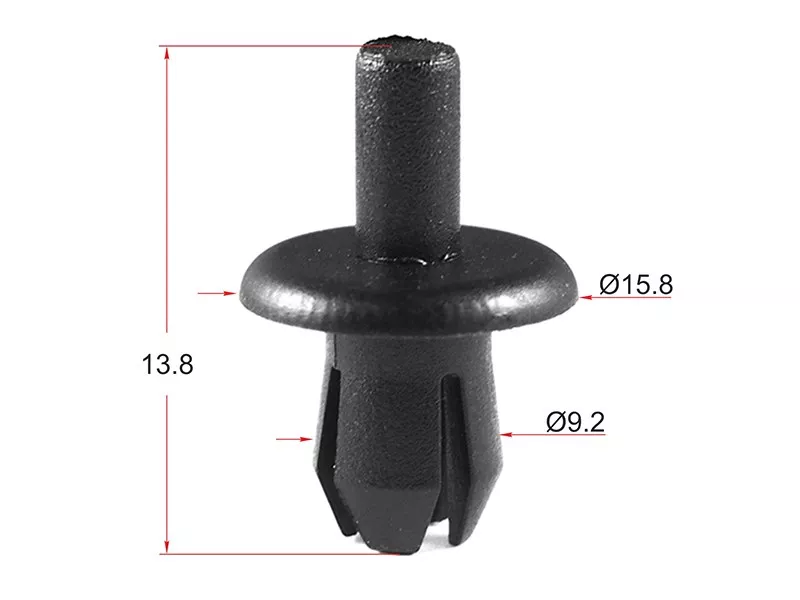 Клипса обшивки двери VAG/FORD (Продажа по 10шт) - Артикул STKE065 - Производитель Sat - Фото, Отзывы, Цены 