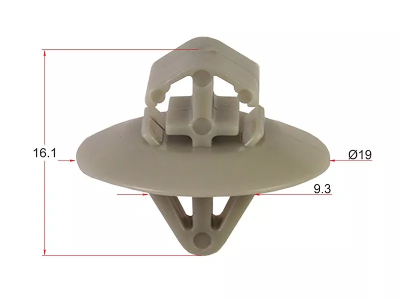 Клипса двери RENAULT/IVECO (Продажа по 10шт) - Артикул STKE133 - Производитель Sat - Фото, Отзывы, Цены 