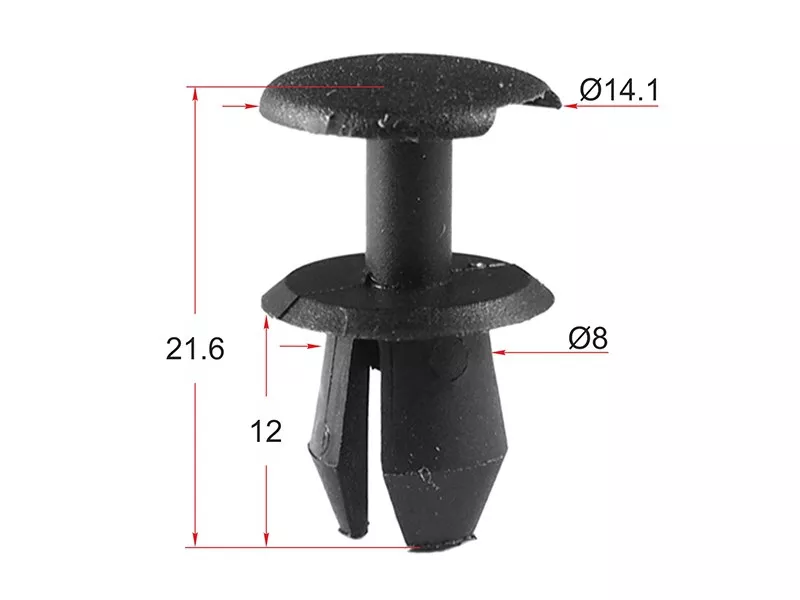 Клипса решетки радиатора VAG (Продажа по 10шт) - Артикул STKE144 - Производитель Sat - Фото, Отзывы, Цены 