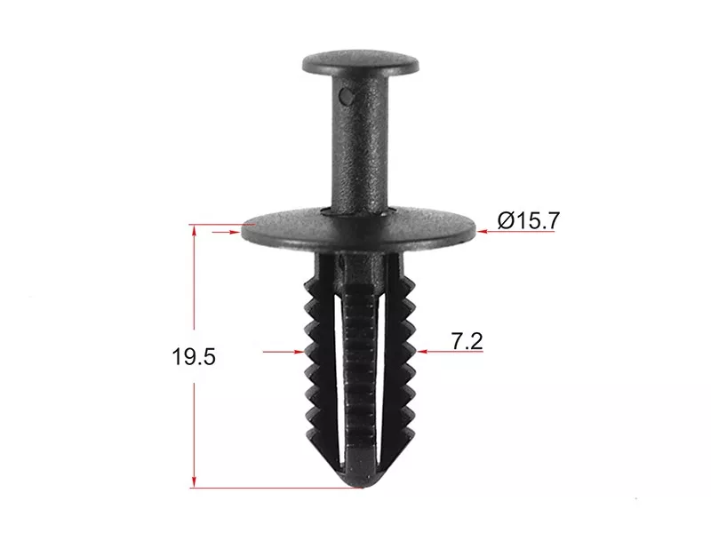Клипса распорная MERCEDES (Продажа по 10шт) - Артикул STKE146 - Производитель Sat - Фото, Отзывы, Цены 