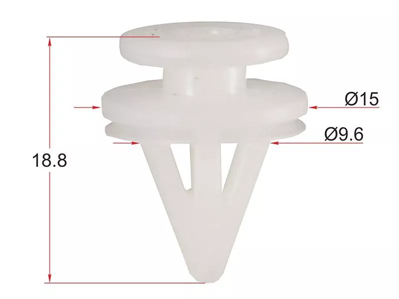 Клипса молдинга RENAULT/NISSAN (Продажа по 10шт) - Артикул STKE168 - Производитель Sat - Фото, Отзывы, Цены 