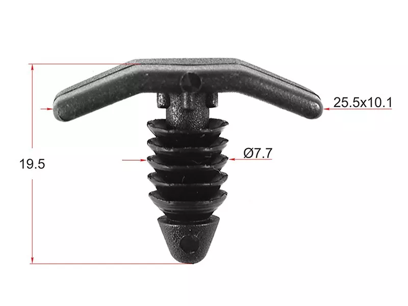 Клипса обшивки GM/FORD (Продажа по 10шт) - Артикул STKE194 - Производитель Sat - Фото, Отзывы, Цены 