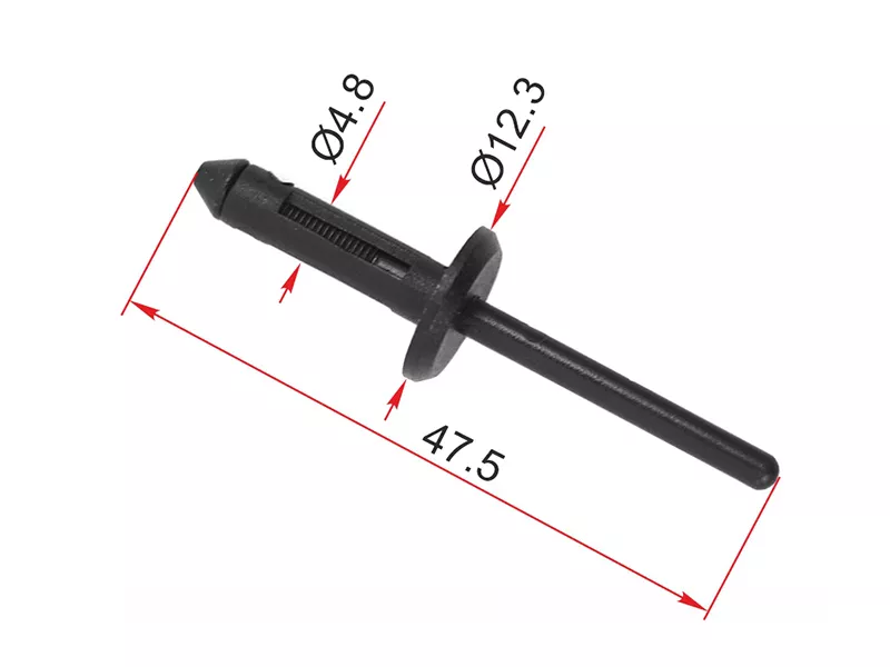 Клипса заклепка VAG /GM (Продажа по 10шт) - Артикул STKE212 - Производитель Sat - Фото, Отзывы, Цены 