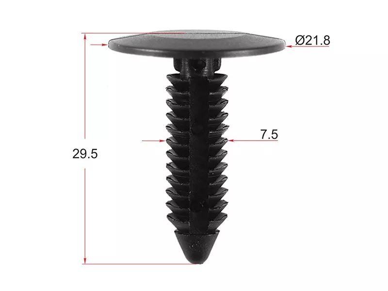 Клипса обшивки GM/VAG (Продажа по 10шт) - Артикул STKE216 - Производитель Sat - Фото, Отзывы, Цены 