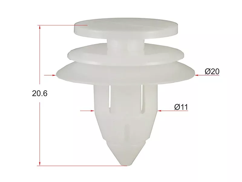 Клипса обшивки двери CHRYSLER (Продажа по 10шт) - Артикул STKE228 - Производитель Sat - Фото, Отзывы, Цены 