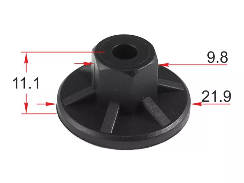 Гайка пластиковая VAG (Продажа по 10шт) - Артикул STKE231 - Производитель Sat - Фото, Отзывы, Цены 