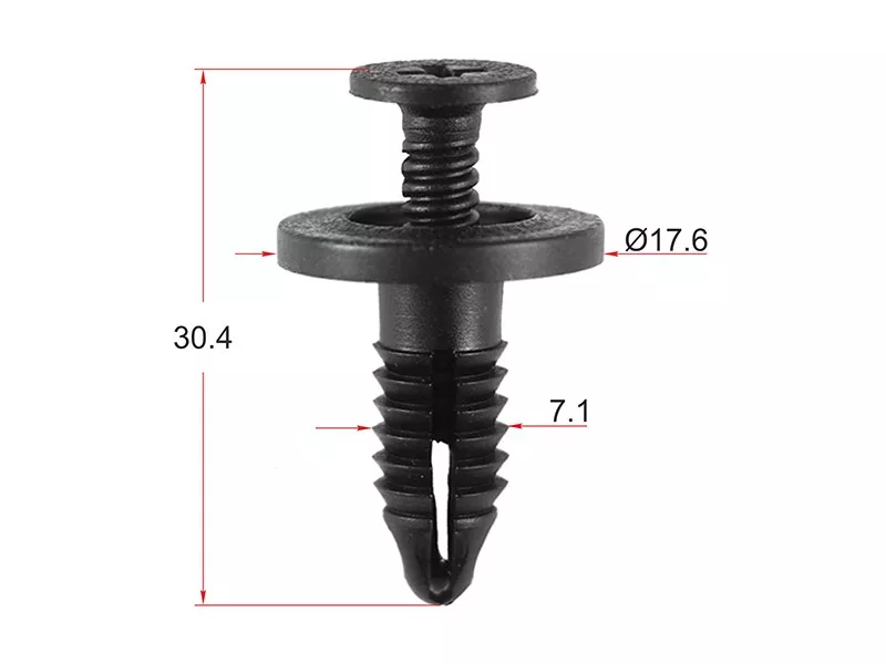 Клипса защиты бампера FORD (Продажа по 10шт) - Артикул STKE281 - Производитель Sat - Фото, Отзывы, Цены 