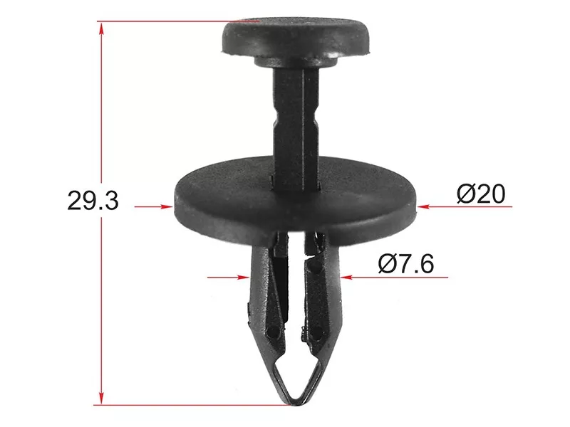 Клипса крепления подкрылка CHRYSLER (Продажа по 10шт) - Артикул STKE329 - Производитель Sat - Фото, Отзывы, Цены 