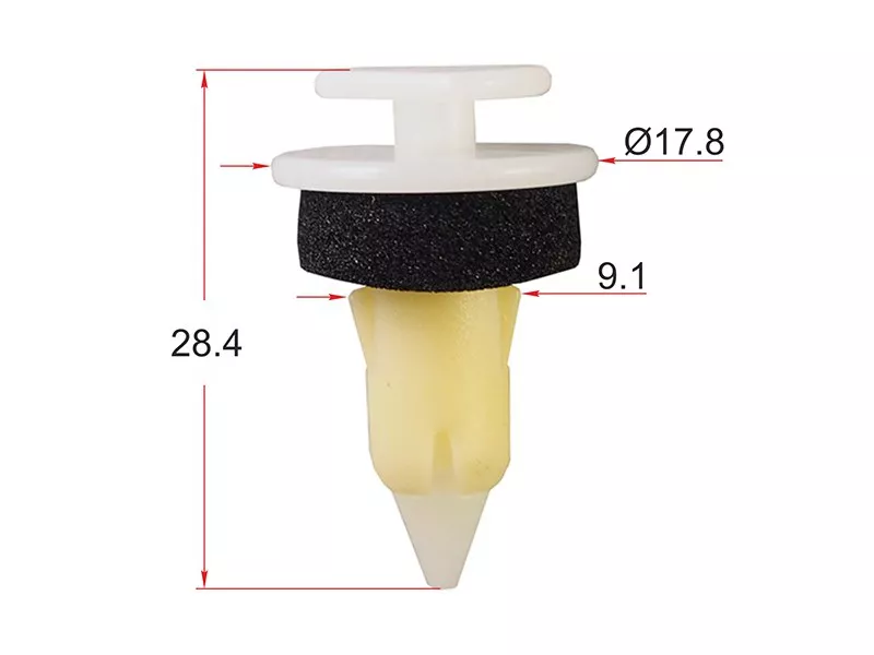 Клипса двери CHRYSLER (Продажа по 10шт) - Артикул STKE338 - Производитель Sat - Фото, Отзывы, Цены 