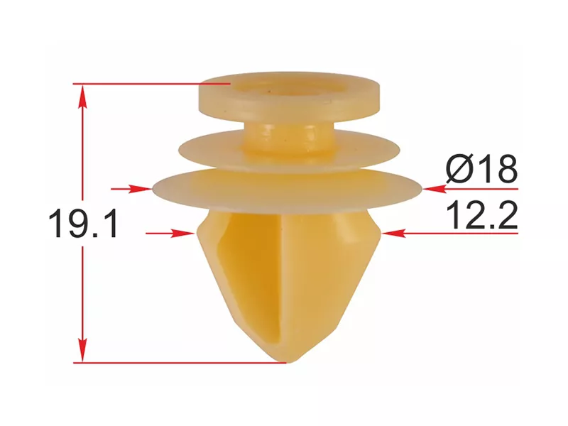 Клипса обшивки двери CITROEN/PEUGEOT/RENAULT (Продажа по 10шт) - Артикул STKE342 - Производитель Sat - Фото, Отзывы, Цены 