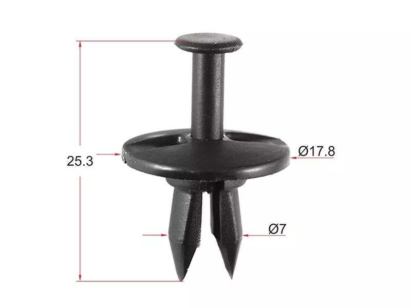 Клипса GM/DAEWOO (Продажа по 10шт) - Артикул STKE343 - Производитель Sat - Фото, Отзывы, Цены 