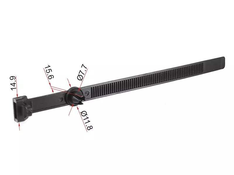 Клипса фиксатор MERCEDES (Продажа по 10шт) - Артикул STKE344 - Производитель Sat - Фото, Отзывы, Цены 