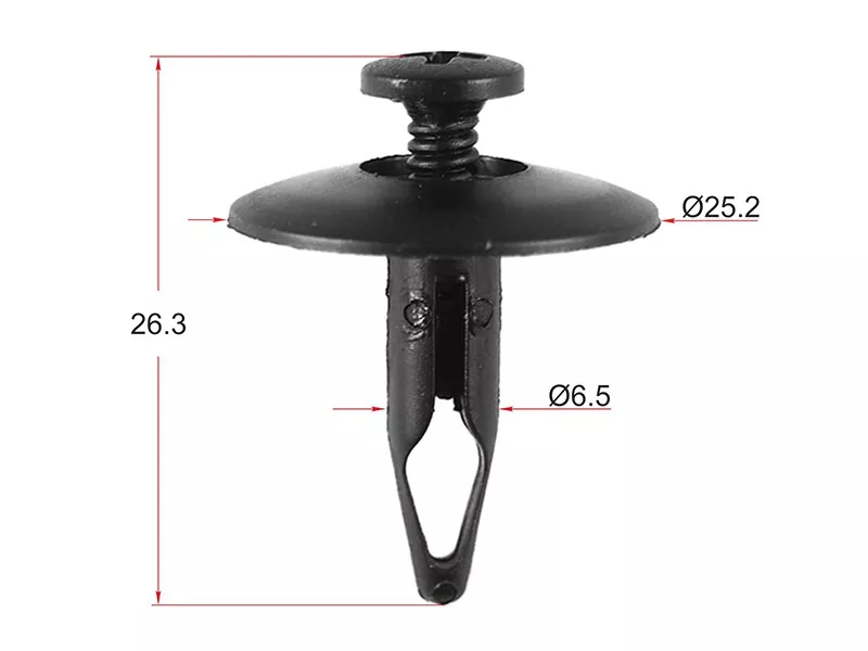 Клипса FORD (Продажа по 10шт) - Артикул STKE351 - Производитель Sat - Фото, Отзывы, Цены 