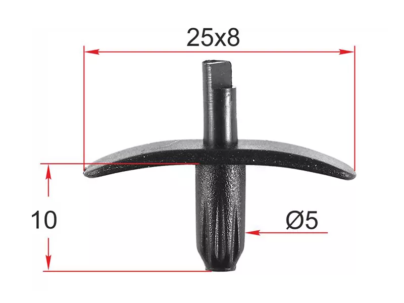 Клипса крепежная VOLVO (Продажа по 10шт) - Артикул STKE356 - Производитель Sat - Фото, Отзывы, Цены 