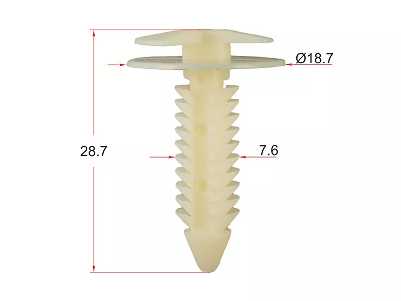 Клипса обшивки двери GM (Продажа по 10шт) - Артикул STKE364 - Производитель Sat - Фото, Отзывы, Цены 