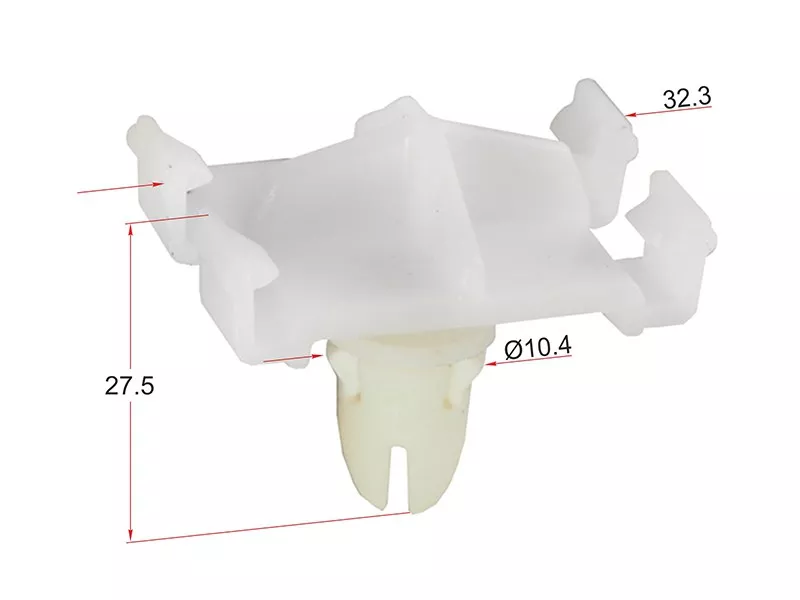 Клипса MERCEDES (Продажа по 10шт) - Артикул STKE373 - Производитель Sat - Фото, Отзывы, Цены 