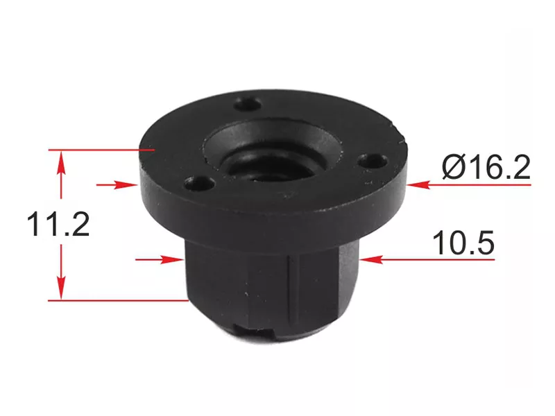 Гайка пластиковая VAG (Продажа по 10шт) - Артикул STKE381 - Производитель Sat - Фото, Отзывы, Цены 