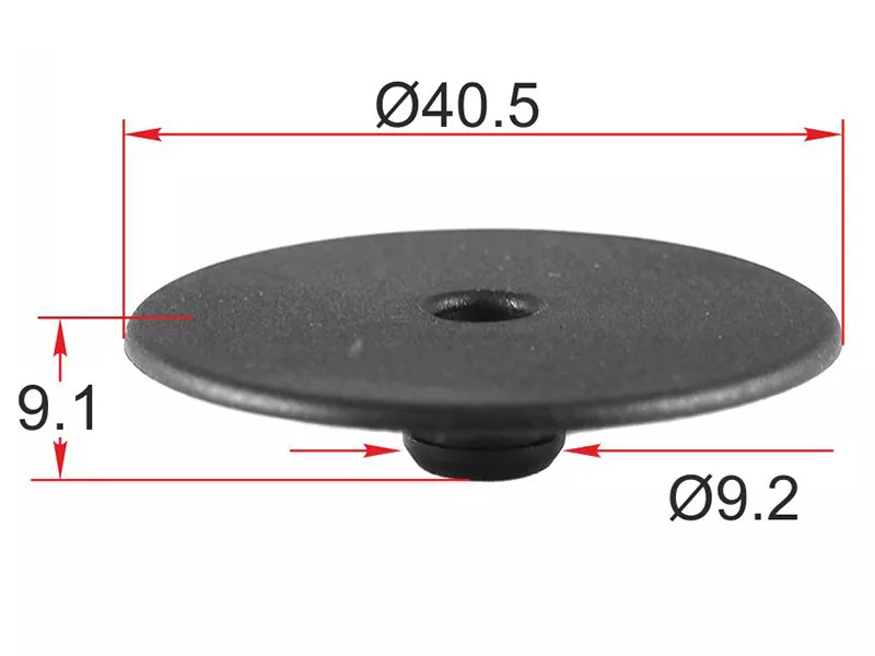 Клипса крепления коврика салона VAG (Продажа по 10шт) - Артикул STKE383 - Производитель Sat - Фото, Отзывы, Цены 
