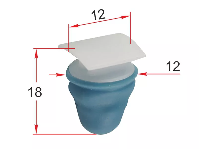 Клипса молдинга VAG (Продажа по 10шт) - Артикул STKE385 - Производитель Sat - Фото, Отзывы, Цены 