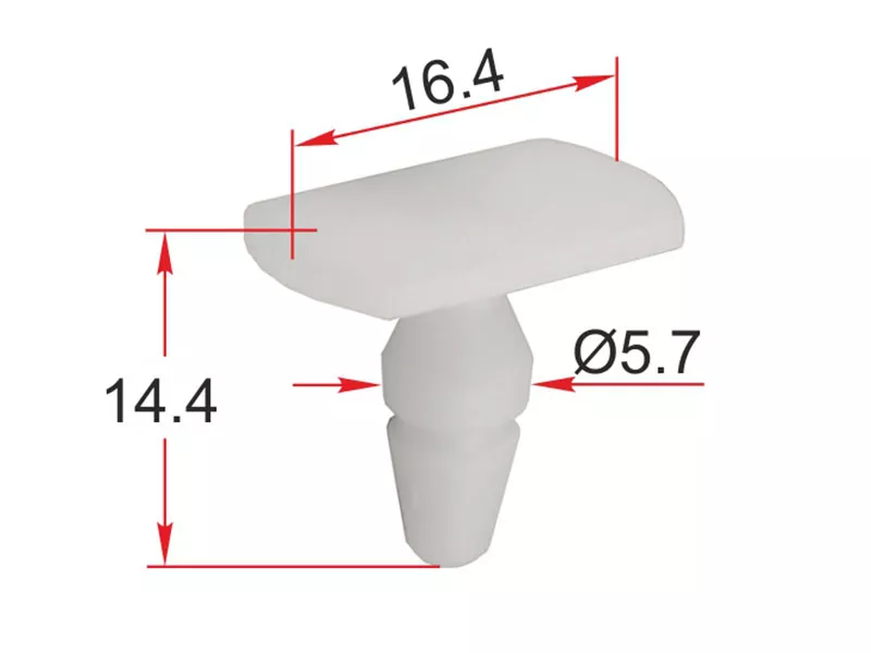 Клипса уплотнителя двери MERCEDES (Продажа по 10шт) - Артикул STKE387 - Производитель Sat - Фото, Отзывы, Цены 