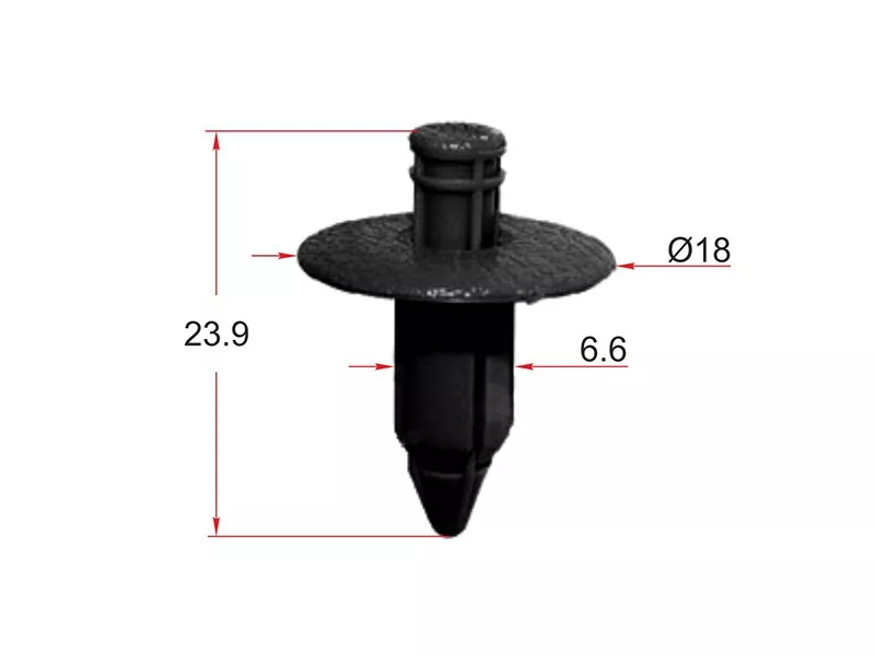 Клипса крепежная SAT ST-KJ-053 (Продажа по 10шт) - Артикул STKJ053 - Производитель Sat - Фото, Отзывы, Цены 