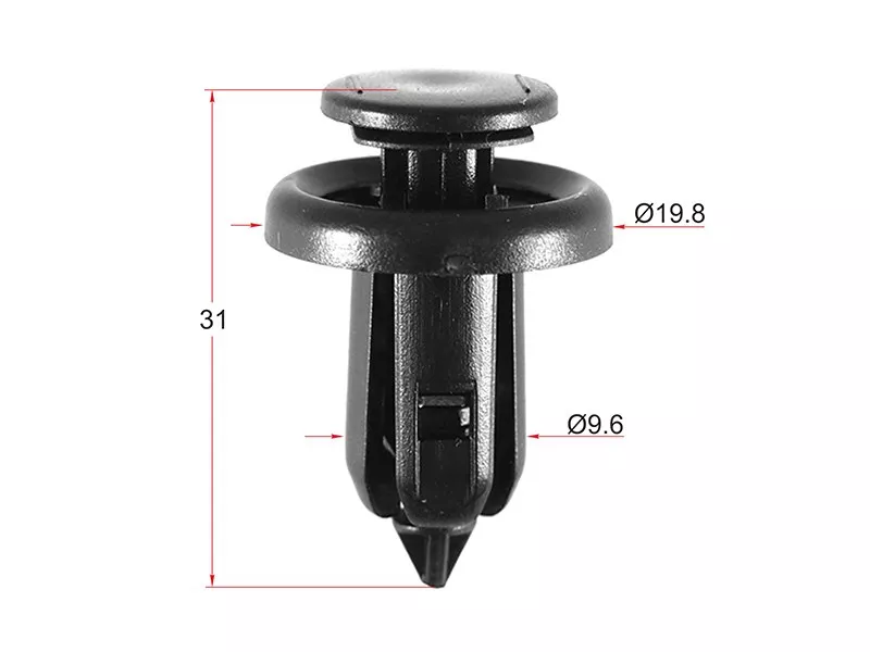 Клипса защита бампера HONDA (Продажа по 10шт) - Артикул STKJ066 - Производитель Sat - Фото, Отзывы, Цены 