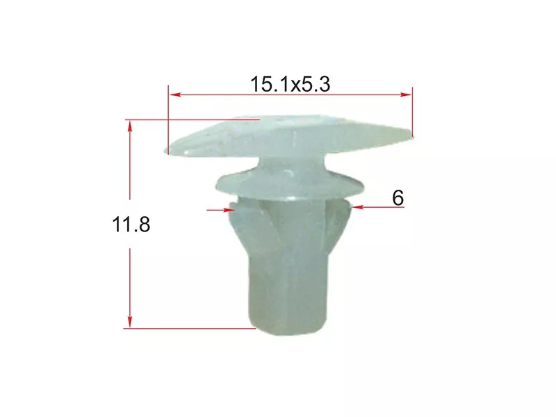 Клипса крепежная SAT ST-KJ-079 (Продажа по 10шт) - Артикул STKJ079 - Производитель Sat - Фото, Отзывы, Цены 