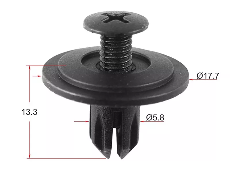 Клипса HONDA (Продажа по 10шт) - Артикул STKJ1006 - Производитель Sat - Фото, Отзывы, Цены 