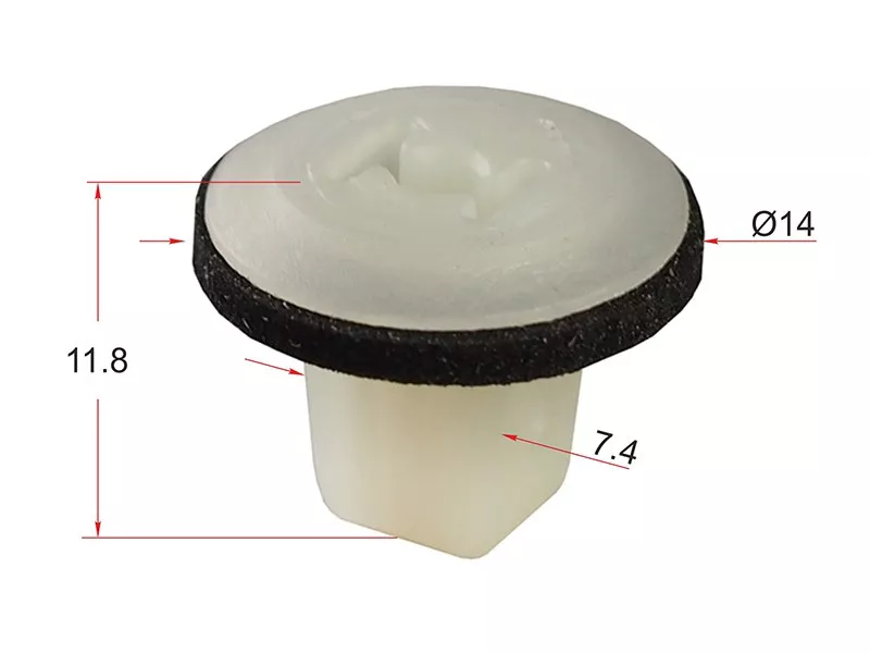 Клипса TOYOTA/LEXUS/HONDA (Продажа по 10шт) - Артикул STKJ1008 - Производитель Sat - Фото, Отзывы, Цены 