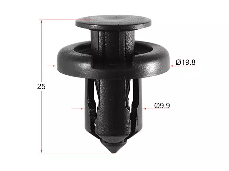 Клипса HONDA/KIA/HYUINDAI (Продажа по 10шт) - Артикул STKJ1013 - Производитель Sat - Фото, Отзывы, Цены 