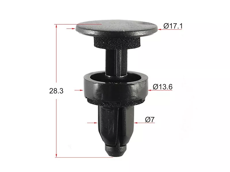 Клипса решетки радиатора HONDA (Продажа по 10шт) - Артикул STKJ1018 - Производитель Sat - Фото, Отзывы, Цены 