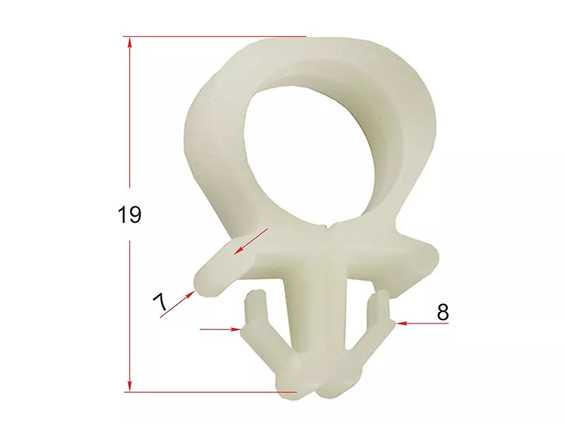 Клипса трубки эл. проводки FORD/MAZDA (Продажа по 10шт) - Артикул STKJ1035 - Производитель Sat - Фото, Отзывы, Цены 